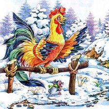 Схема вышивки «Петушок»