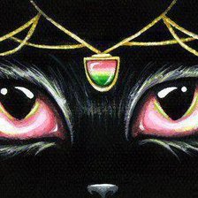 Схема вышивки «взгляд»