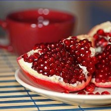 Схема вышивки «спелый гранат»