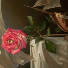 Схема вышивки «взгляд любви»