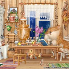 Схема вышивки «ждем в гости»