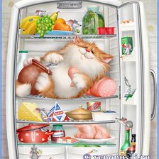 Схема вышивки «котяра»