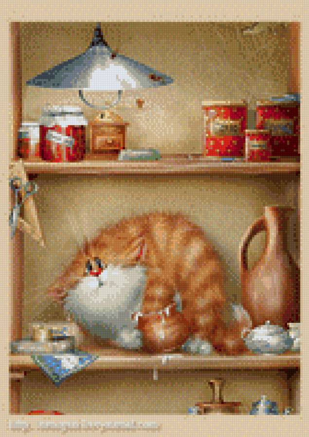 застали... - кошки - предпросмотр