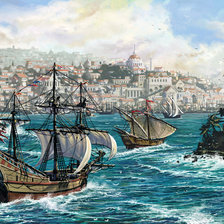 Схема вышивки «порт»