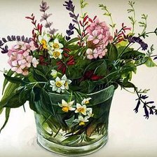 Схема вышивки «полевые цветы»