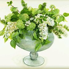 Схема вышивки «букет в вазе»