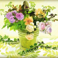 букет в вазе