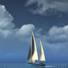 Схема вышивки «парус»