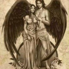 Схема вышивки «Ангелы»