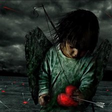 Схема вышивки «купидон»