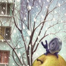 Схема вышивки «зимний пейзаж»