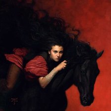 Схема вышивки «наездница»