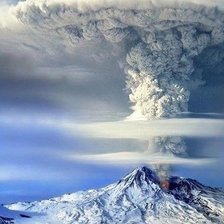 Схема вышивки «Извержение»