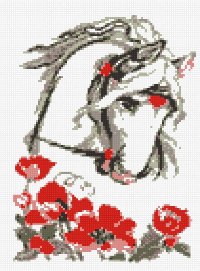 Лошадка - символ года, животные, лошадь - предпросмотр