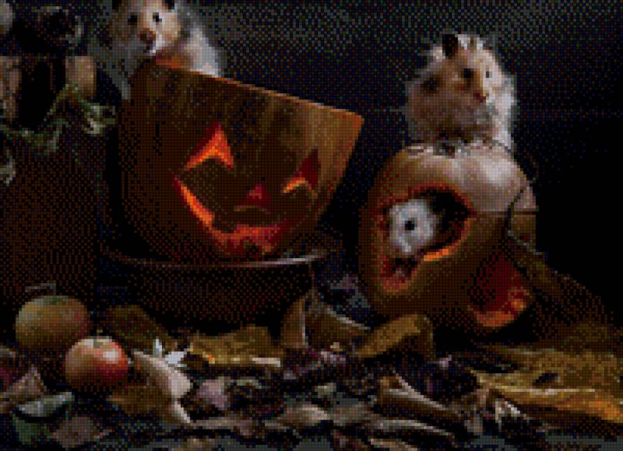 хеллоуин - хомяки - предпросмотр