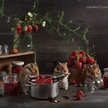 Схема вышивки «подготовка к зиме»