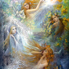 Схема вышивки «времена года»