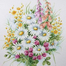 Схема вышивки «букет»