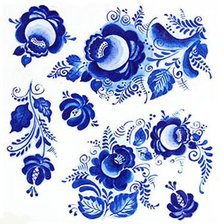 Схема вышивки «На скатерть, полотенца»