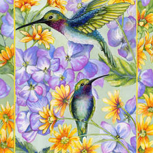 Схема вышивки «В цветах»