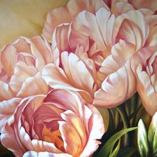 Схема вышивки «весенние цветы»