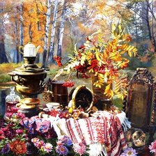 Схема вышивки «дары осени»