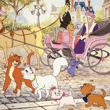 Схема вышивки «коты аристократы»