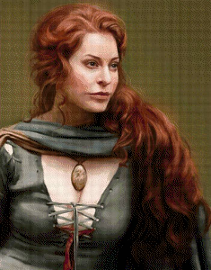 №561042 - девушка, рыжая, портрет - предпросмотр