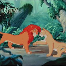 Схема вышивки «Симба»