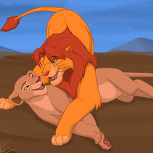 Схема вышивки «король лев»