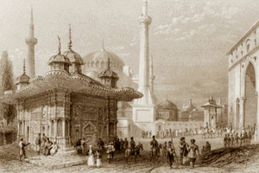 Стамбул. Фонтан султана Ахмета - предпросмотр