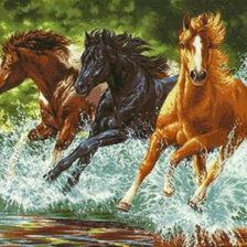 Схема вышивки «Трио»