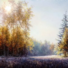 Схема вышивки «пейзаж»