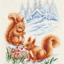 Схема вышивки «Белки»