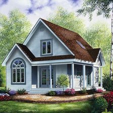 Схема вышивки «домик мечты»