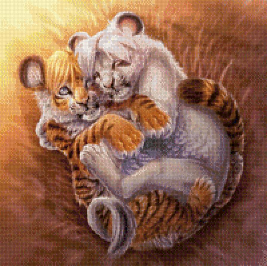 тигрята - природа, тигры, животные - предпросмотр