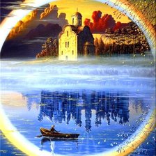 Схема вышивки «мир»