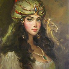 Схема вышивки «Серия "Женщины Востока"»