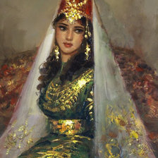 Схема вышивки «Серия "Женщины Востока"»