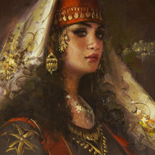 Схема вышивки «Серия "Женщины Востока"»