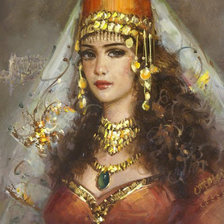 Схема вышивки «Серия "Женщины Востока"»