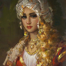 Схема вышивки «Серия "Женщины Востока"»