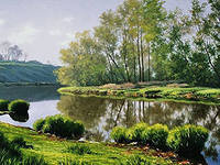 Схема вышивки «У ОЗЕРА»