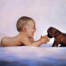 Схема вышивки «ребенок»