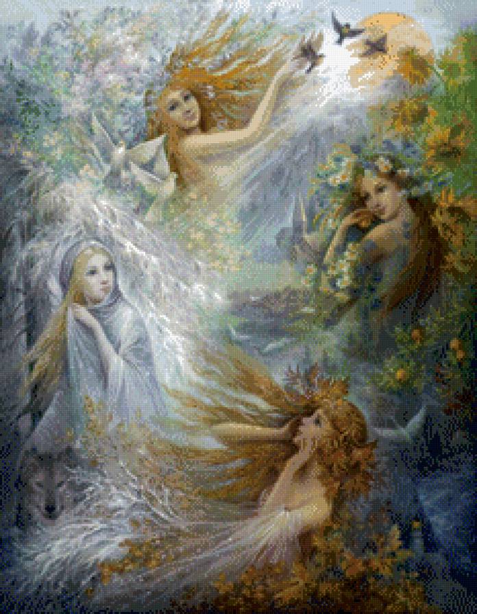 картина - красота.фентези, девушка - предпросмотр