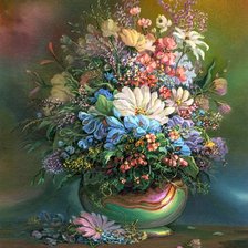 Схема вышивки «Букет ассорти»