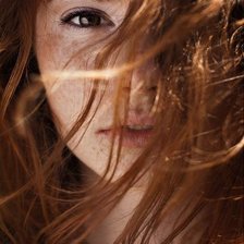 Схема вышивки «девушка»