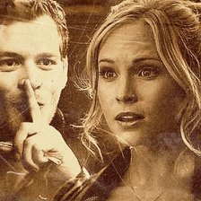 Схема вышивки «кэролайн и клаус»