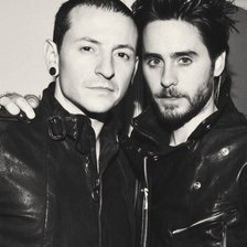 Схема вышивки «Chester Bennington & Jared Leto»