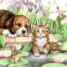 Схема вышивки «купание»